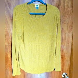 Old Navy Yellow Sweater Large